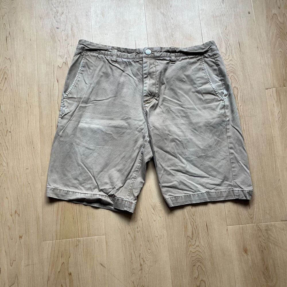 Bonobos Golf Khaki Shorts Size 35 Performance Stretch Flat Front